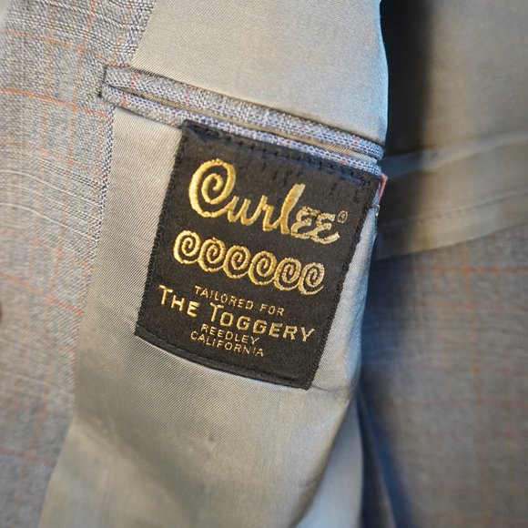 Vintage Curlee Men's Blazer - Picture 4 of 7